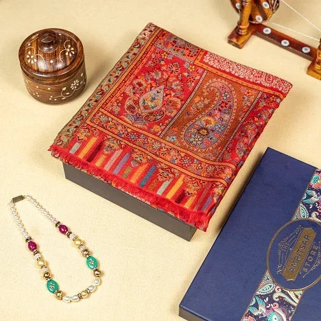Womens Kani Zari Shawl - The Amritsar Store