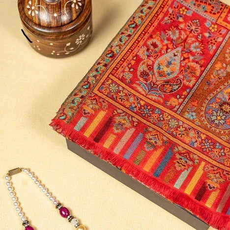 Womens Kani Zari Shawl - The Amritsar Store