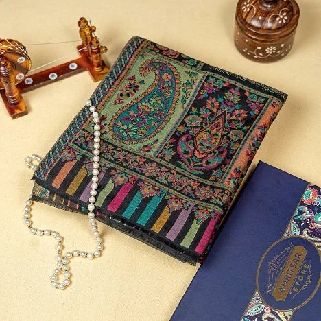 Womens Kani Zari Shawl - The Amritsar Store
