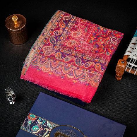 Women's Kani Zari Shawl in Bamboo Silk - The Amritsar Store
