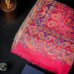 Women's Kani Zari Shawl in Bamboo Silk - The Amritsar Store
