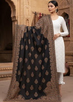 Women's Kashmiri Jamawar Shawl – Paisley Motifs | The Amritsar Store - The Amritsar Store