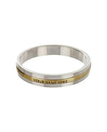 CUSTOMISED Punjabi Mens Kada (Stainless Steel & Brass) 8 mm THICK, HEAVY by The Amritsar Store - The Amritsar Store