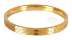 Designer Brass Kada (Lines,Mens) 6 mm Thickness by The Amritsar Store - The Amritsar Store