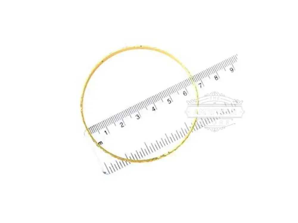 Designer Brass Kada (Lines,Mens) 6 mm Thickness by The Amritsar Store - The Amritsar Store