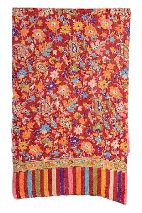 Women's Kalamkari Shawl – Handcrafted Traditional Art | The Amritsar Store - The Amritsar Store
