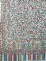Women's Stole – Pastel Jaal Weave with Multitone Paisley & Floral Motifs | The Amritsar Store - The Amritsar Store