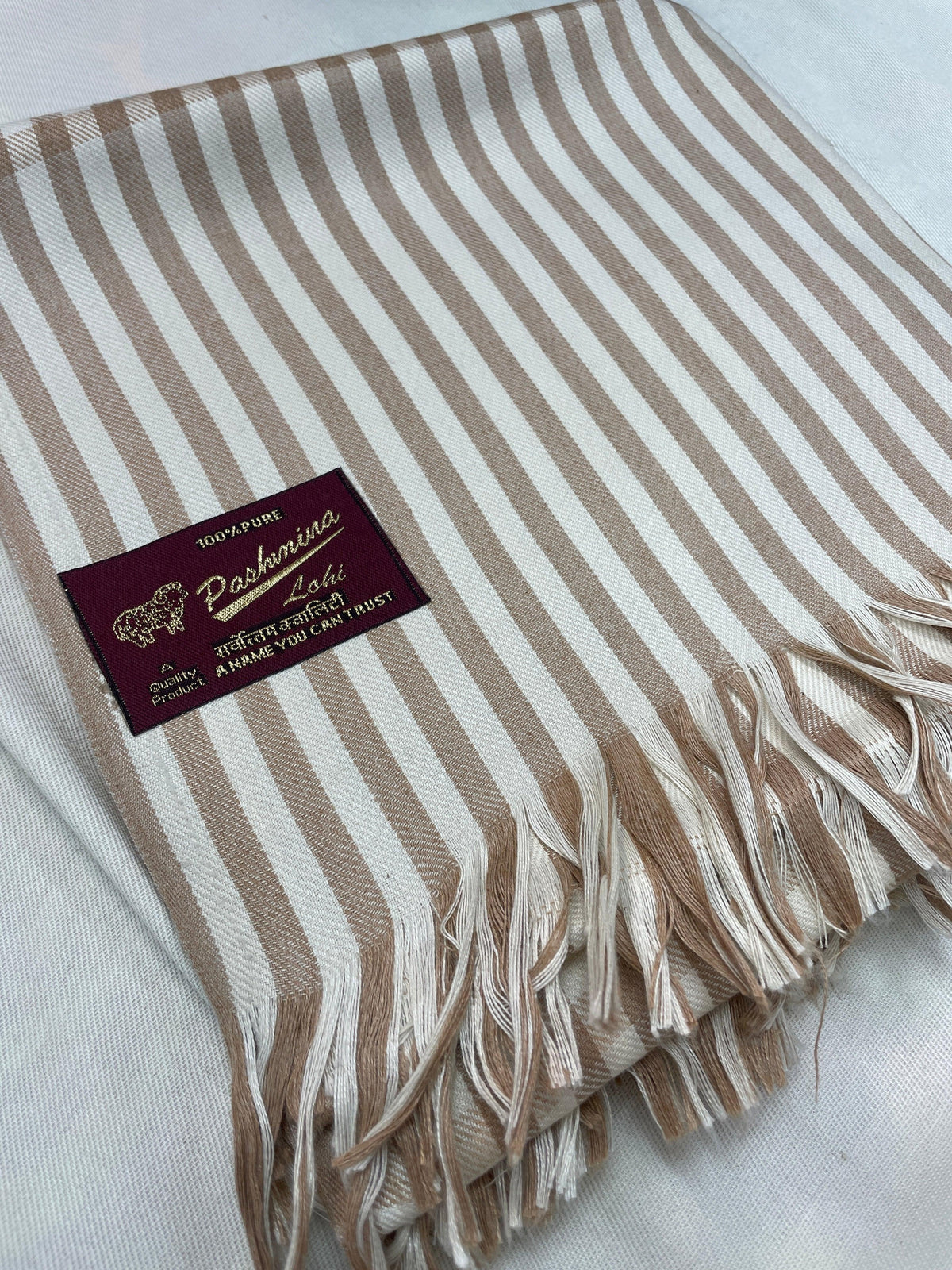 Checkered Subtle Fine Wool Light Weight 102 inches x 55 inches Shawl by Dhariwal Woollen Textile Mills - The Amritsar Store