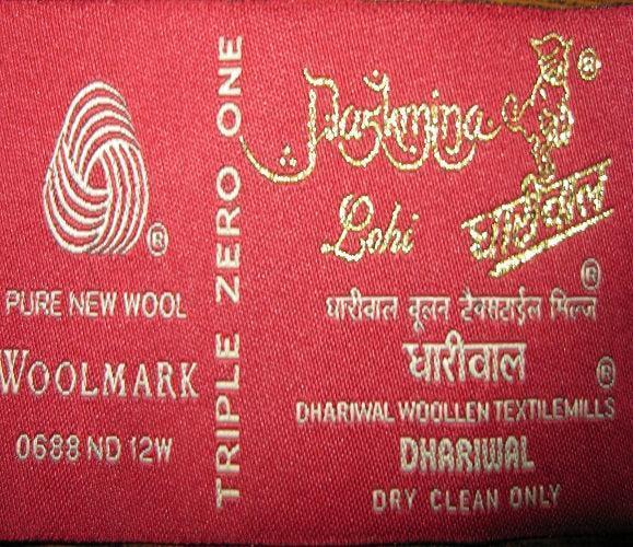 Dhariwal Pashmina-0001, Meditation Prayer Shawl For Men, Woolen Cashmere Handmade Handwoven Cream Unisex - The Amritsar Store