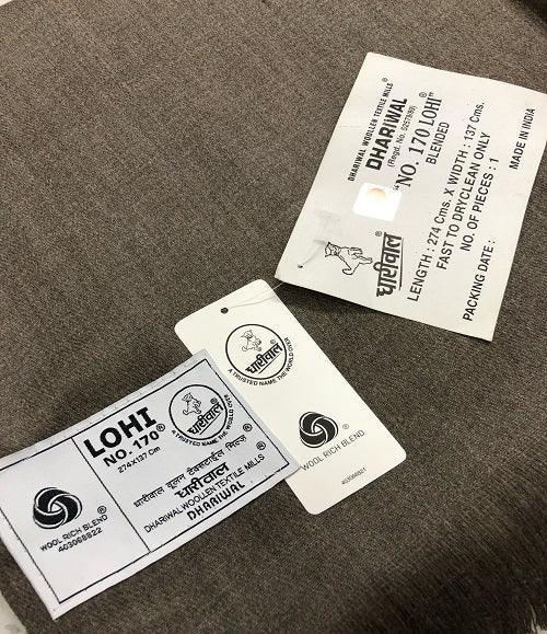 Dhariwal Lohi No. 170 ,Shawl For Men, Rich Wool Shawl, Pashmina Shawl by The Amritsar Store - The Amritsar Store
