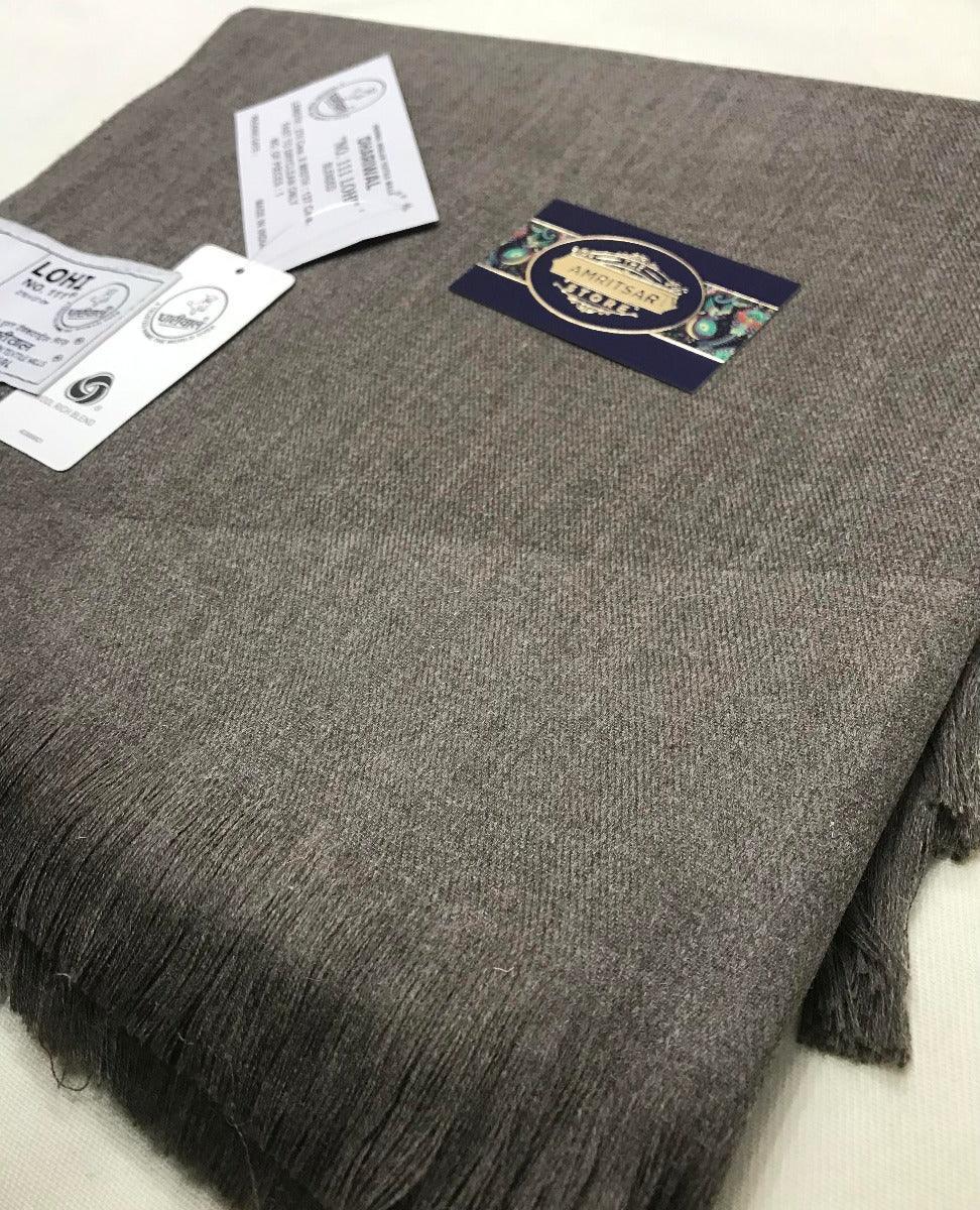 Dhariwal Lohi no.111 ,Shawl For Men, Large Wool Wrap, Pashmina Shawl,Rich Wool Shawl by The Amritsar Store - The Amritsar Store