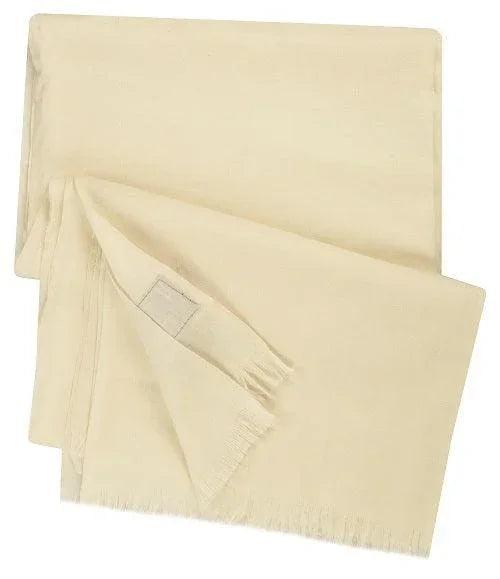 Dhariwal Pashmina-0001, Meditation Prayer Shawl For Men, Woolen Cashmere Handmade Handwoven Cream Unisex - The Amritsar Store