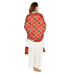 Alluring Handmade Mirror Work Full Jaal Phulkari Dupatta By The Amritsar Store - The Amritsar Store