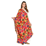 Multiple Hues Phulkari Dupatta without Mirror Work by The Amritsar Store - The Amritsar Store