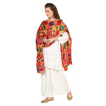 Multiple Hues Phulkari Dupatta with Mirror Work by The Amritsar Store - The Amritsar Store