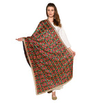 Intricate Handmade Ethnic Embroidery Phulkari Dupatta by The Amritsar Store - The Amritsar Store