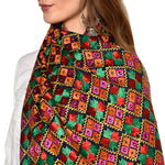 Intricate Handmade Ethnic Embroidery Phulkari Dupatta by The Amritsar Store - The Amritsar Store