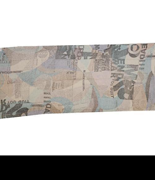 The Amritsar Store ,Read Me- Newspaper Print Scarf - The Amritsar Store