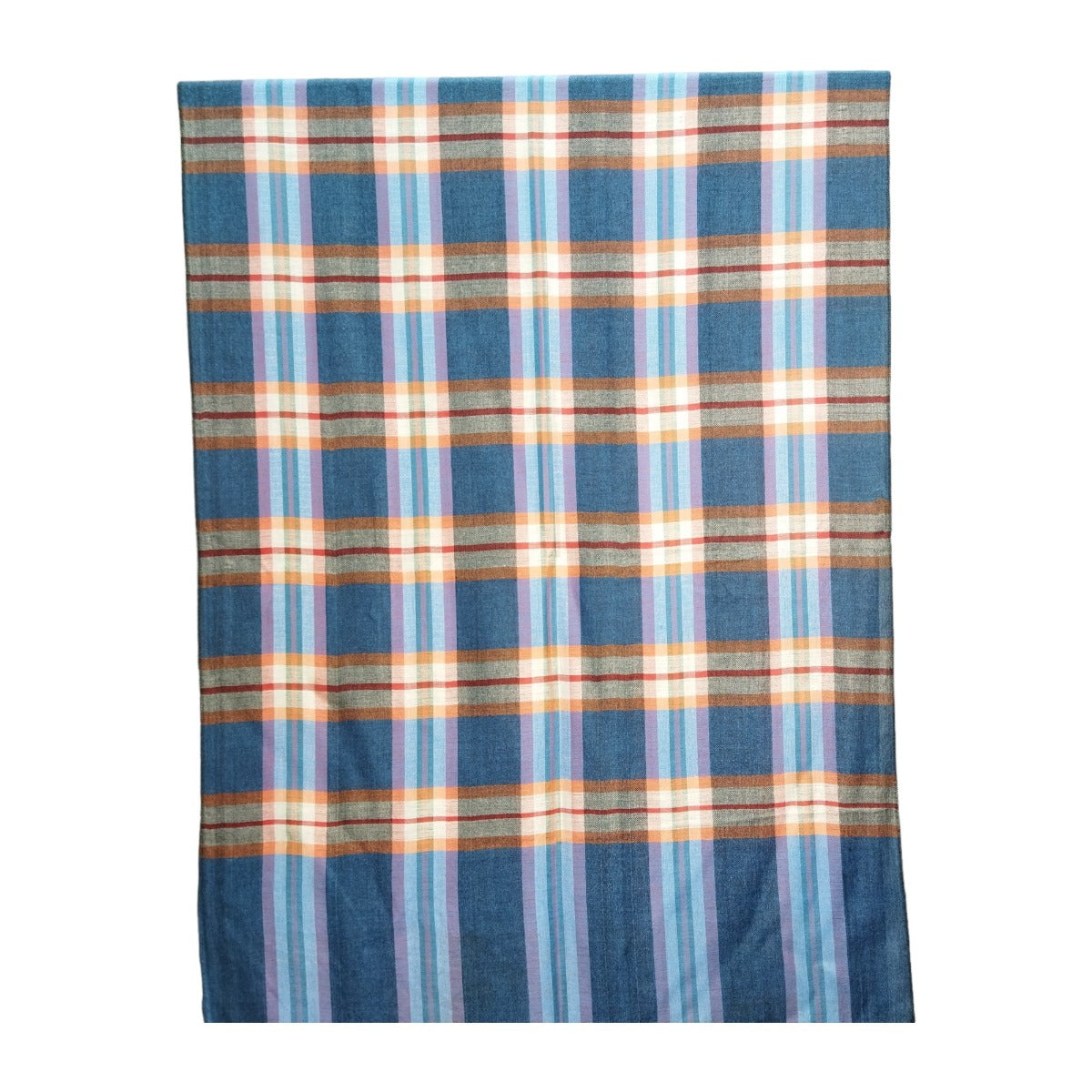 Women Scarf, Multicolor Bamboo Silk Scarf, Soft & Fine Quality with Check Pattern All Season Stole Size 2.00 x 0.70 Mtr Weight 120 Grams - The Amritsar Store
