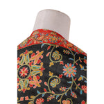 Women's Shawl, Heritage Collection Kashmiri Kalamkari Shawl, Faux Wool Shawl, Shawl With Hand Embroidery Outline, Shawl For Women - The Amritsar Store