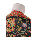 The Amritsar Store Womens Black Extra Fine Wool ,Kalamkari Handcrafted Shawl - The Amritsar Store