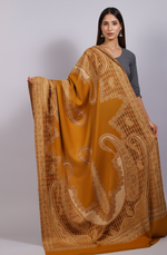 The Amritsar Store Timeless Kashmiri Jamawar Shawl – Luxurious Warm Traditional Wool Shawl with Classic Design