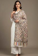 The Amritsar Store Womens Elegant Multicolor Floral Paisley Shawl - The Amritsar Store