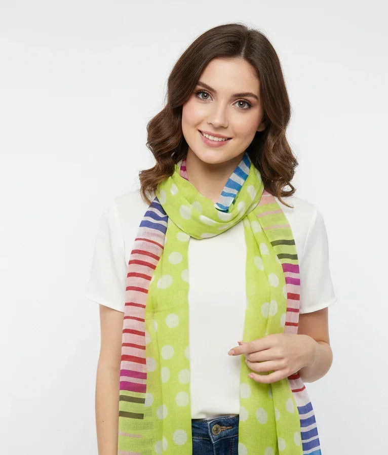 The Amritsar Store ,Polka Dots Scarf For Women - The Amritsar Store