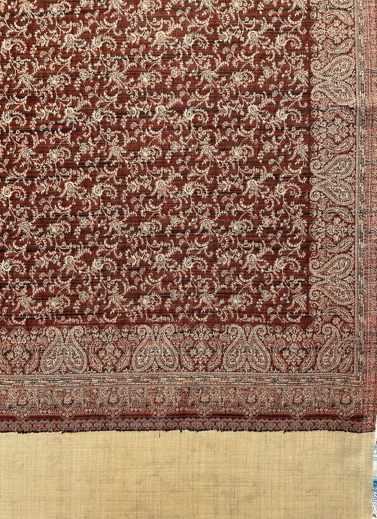 The Amritsar Store Reversible Self-Weave Shawl – Premium Soft Wool Wrap for Elegant Winter Style