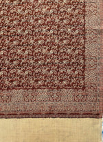 The Amritsar Store Reversible Self-Weave Shawl – Premium Soft Wool Wrap for Elegant Winter Style