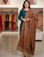 The Amritsar Store Evergreen Elegance: Kashmiri Kani Jamawar Shawl for Women - The Amritsar Store