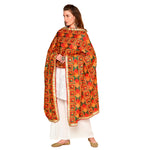 Multicolor Handmade Phulkari dupatta with four sides gotta work - The Amritsar Store
