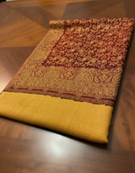 The Amritsar Store Kashmiri Jaal Shawl with Intricate Floral Weave – Reversible Wool Shawl for Elegant Winter Wear