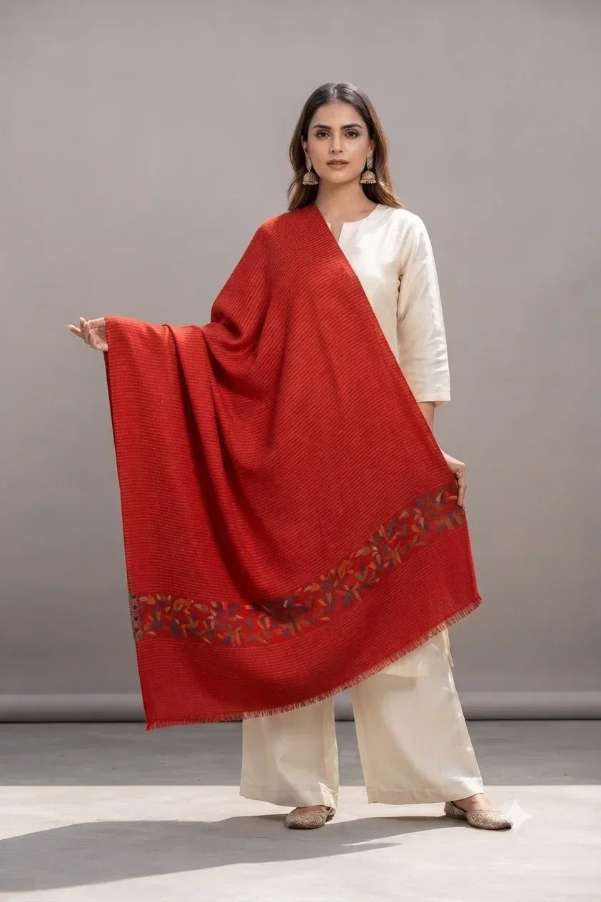 Women's Kashmiri Kani Shawl – Traditional Heritage Weave | The Amritsar Store - The Amritsar Store