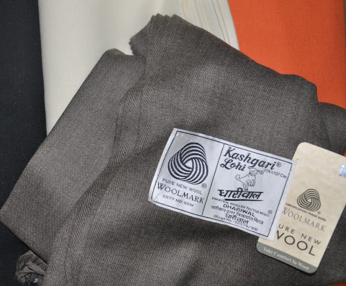 Pashmina Shawl, Shawl for Men, Large Blanket, Pure Wool Certified Shawl, Soft Meditation Shawl, Kashgari by Dhariwal. Unisex - The Amritsar Store