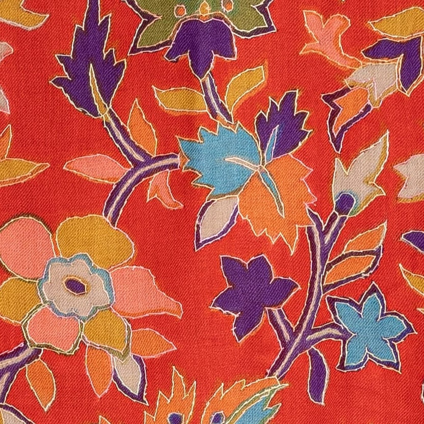 Women's Scarf, Heritage Collection Kashmiri Kalamkari Scarf, Rich Look Self Weave Kani Printed Scarf, Faux Wool Scarf, Pashmina Scarf Bridal Gift, Scarf For Women - The Amritsar Store