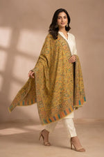 Women's Kashmiri Jaal Weave Shawl – Multicolor Paisley Designer Wrap | The Amritsar Store - The Amritsar Store