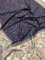 "The Amritsar Store Kashmiri Jaal Weave Shawl – Fine Wool, Intricate Floral Motifs"