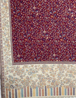 Women's Maroon Kashmiri Jaal Weave Shawl – Floral Designer Wrap | The Amritsar Store - The Amritsar Store