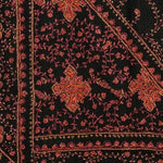 Women's Black Pashmina Shawl – Intricate Sozni Embroidery | The Amritsar Store - The Amritsar Store