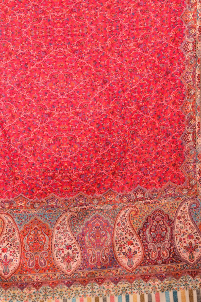 Women's Shawl, Kani Jamawar Shawl, Kashmiri Shawl, Wool Rich Shawl, Soft & Warm Shawl, Shawl For Women - The Amritsar Store