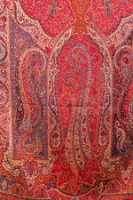 Women's Shawl, Jamawar Shawl, Kashmiri Paisley Shawl, Wool Rich Shawl for Women, Soft & Warm Shawl, Traditional Design - The Amritsar Store
