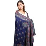 Women's Shawl, Kashmiri Shawl, Kani Zari Weave Shawl, Light Weight Shawl, Suatainable Bamboo Fiber Shawl, Shawl For Women - The Amritsar Store