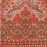 Collectors Edition Cream Jamawar Kashmiri Pure Wool Embroidery Multicolor Thread Work Shawl - The Amritsar Store