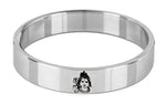 Lord Shiva Vedic Mantra engraved 12mm thick heavy stainless steel kada by The Amritsar Store with detailed sacred design on steel band