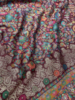 The Amritsar Store Timeless Woven Modal Stole with Luxe Zari Borde