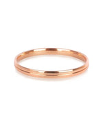 Men’s 6mm copper kada with 1-line designer pattern, sleek traditional Sikh style bangle by The Amritsar Store