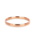 Mens Copper Kada (1 Line designer) 6 mm thickness by The Amritsar Store - The Amritsar Store