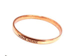 Mens CUSTOMISED Copper Kada (Plain) 6 mm Thickness by The Amritsar Store - The Amritsar Store