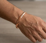 Mens CUSTOMISED Copper Kada (Plain) 6 mm Thickness by The Amritsar Store - The Amritsar Store
